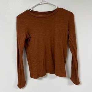 American Eagle Brownish Orangish Long Sleeve Tee Shirt!